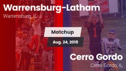 Matchup: Warrensburg-Latham vs. Cerro Gordo  2018