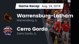 Recap: Warrensburg-Latham  vs. Cerro Gordo  2018