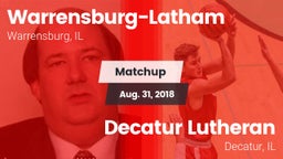 Matchup: Warrensburg-Latham vs. Decatur Lutheran  2018