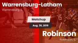 Matchup: Warrensburg-Latham vs. Robinson  2019