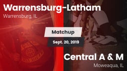 Matchup: Warrensburg-Latham vs. Central A & M  2019