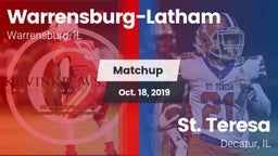 Matchup: Warrensburg-Latham vs. St. Teresa  2019