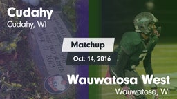 Matchup: Cudahy  vs. Wauwatosa West  2016