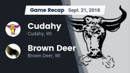 Recap: Cudahy  vs. Brown Deer  2018