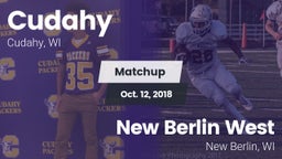 Matchup: Cudahy  vs. New Berlin West  2018