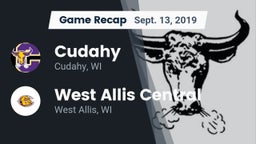 Recap: Cudahy  vs. West Allis Central  2019