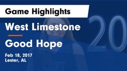 West Limestone  vs Good Hope  Game Highlights - Feb 18, 2017