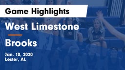West Limestone  vs Brooks  Game Highlights - Jan. 10, 2020