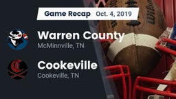 Recap: Warren County  vs. Cookeville  2019