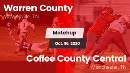 Matchup: Warren County High vs. Coffee County Central  2020