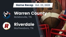 Recap: Warren County  vs. Riverdale  2020