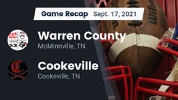 Recap: Warren County  vs. Cookeville  2021