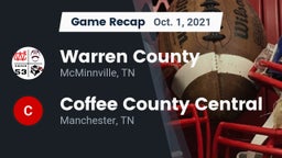 Recap: Warren County  vs. Coffee County Central  2021