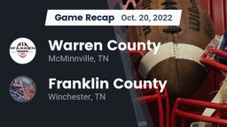 Recap: Warren County  vs. Franklin County  2022