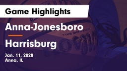 Anna-Jonesboro  vs Harrisburg  Game Highlights - Jan. 11, 2020