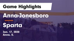 Anna-Jonesboro  vs Sparta  Game Highlights - Jan. 17, 2020