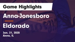 Anna-Jonesboro  vs Eldorado  Game Highlights - Jan. 21, 2020