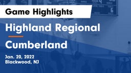 Highland Regional  vs Cumberland  Game Highlights - Jan. 20, 2022