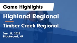 Highland Regional  vs Timber Creek Regional  Game Highlights - Jan. 19, 2023
