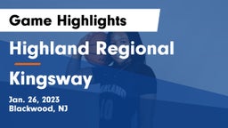 Highland Regional  vs Kingsway  Game Highlights - Jan. 26, 2023