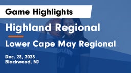 Highland Regional  vs Lower Cape May Regional  Game Highlights - Dec. 23, 2023
