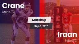 Matchup: Crane  vs. Iraan  2017