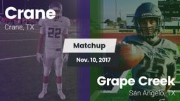 Matchup: Crane  vs. Grape Creek  2017