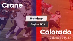 Matchup: Crane  vs. Colorado  2019