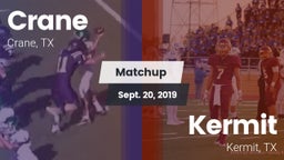 Matchup: Crane  vs. Kermit  2019