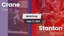 Matchup: Crane  vs. Stanton  2019