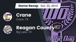 Recap: Crane  vs. Reagan County  2019