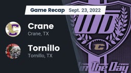Recap: Crane  vs. Tornillo  2022