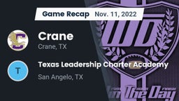 Recap: Crane  vs. Texas Leadership Charter Academy  2022