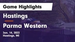 Hastings  vs Parma Western  Game Highlights - Jan. 14, 2022