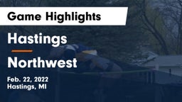 Hastings  vs Northwest  Game Highlights - Feb. 22, 2022
