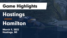 Hastings  vs Hamilton  Game Highlights - March 9, 2022
