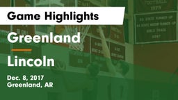 Greenland  vs Lincoln  Game Highlights - Dec. 8, 2017