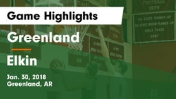 Greenland  vs Elkin  Game Highlights - Jan. 30, 2018