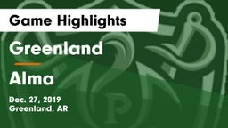 Greenland  vs Alma  Game Highlights - Dec. 27, 2019