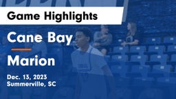 Cane Bay  vs Marion  Game Highlights - Dec. 13, 2023