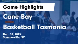 Cane Bay  vs Basketball Tasmania Game Highlights - Dec. 18, 2023