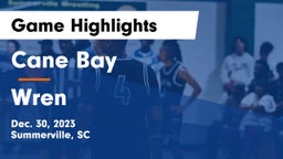 Cane Bay  vs Wren  Game Highlights - Dec. 30, 2023