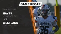 Recap: Hayes  vs. Westland  2016