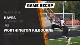 Recap: Hayes  vs. Worthington Kilbourne  2016