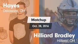 Matchup: Hayes  vs. Hilliard Bradley  2016