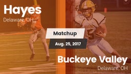 Matchup: Hayes  vs. Buckeye Valley  2017