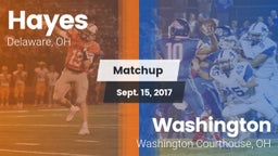 Matchup: Hayes  vs. Washington  2017