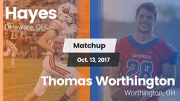 Matchup: Hayes  vs. Thomas Worthington  2017