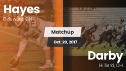 Matchup: Hayes  vs. Darby  2017