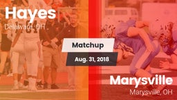 Matchup: Hayes  vs. Marysville  2018